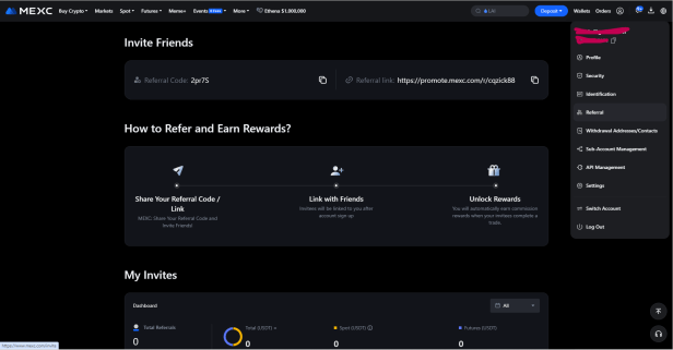 How can you maximize benefits using a Mexc referral&nbsp;code?